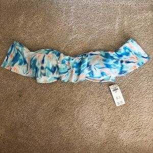 Hollister off the shoulder bikini top, new w/ tags